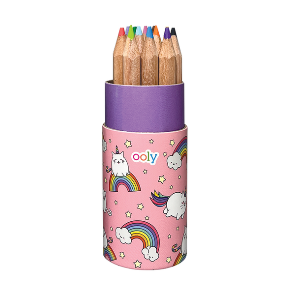 Draw 'n' Doodle - 12 Mini Coloured Pencils & Sharpener