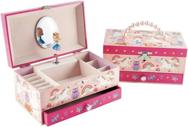 Rainbow Woodland Jewellery Box