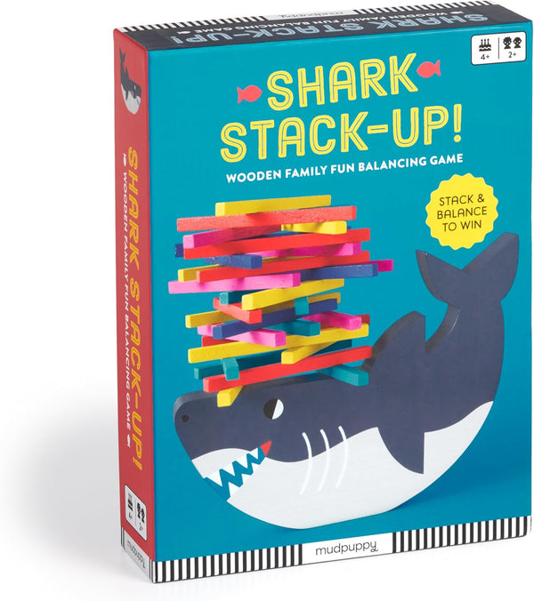 Shark Stack-up! Wooden Balancing Game