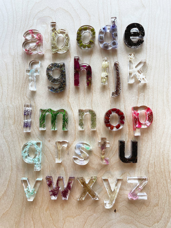 Resin Letters - Lowercase
