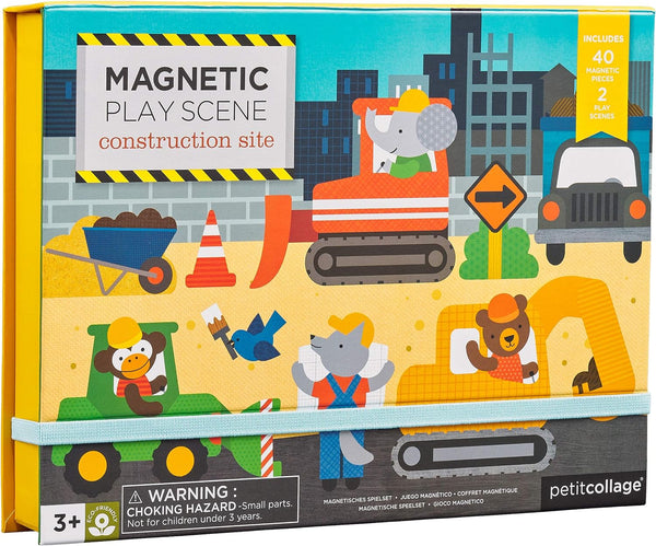 Construction Magnetic Play Scene