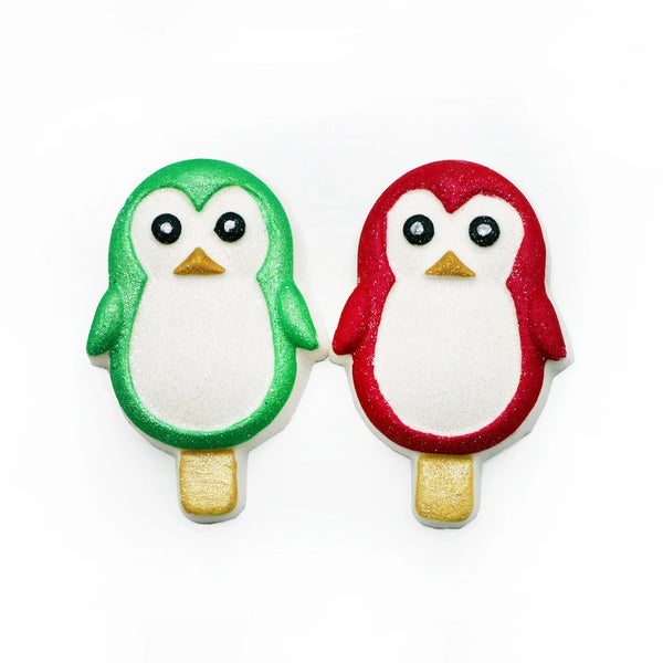 Mini Penguin Popsicles Christmas Bath Bombs