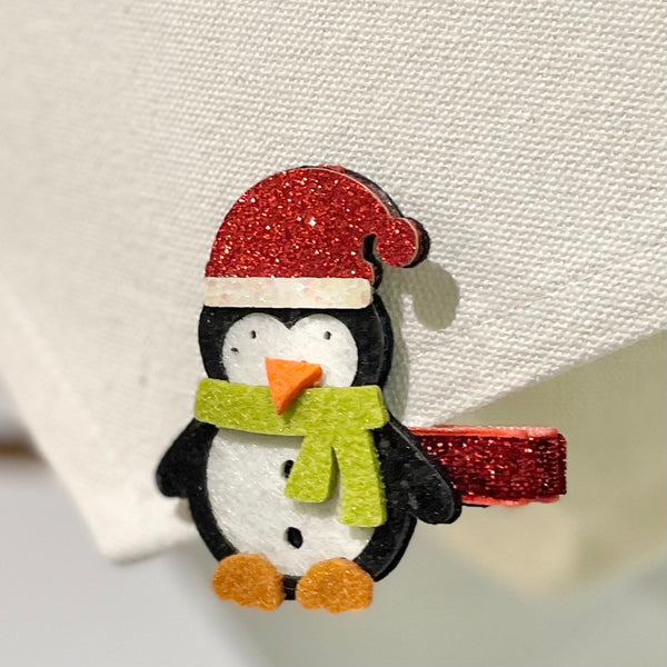 Penguin Hair Clip