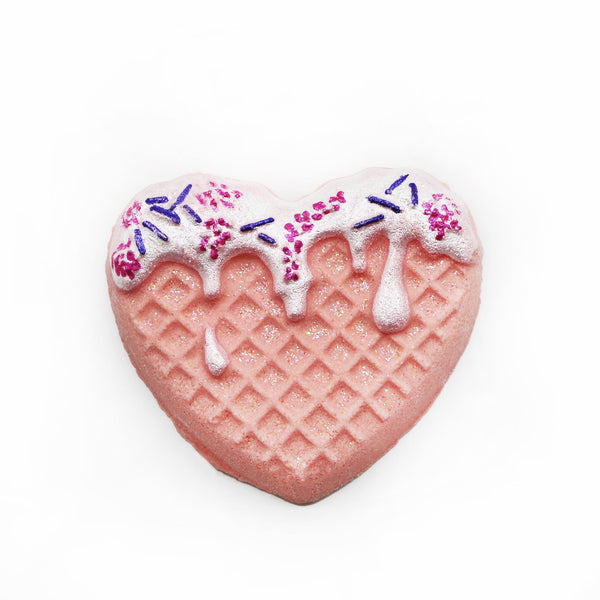 Mini Heart Waffle Bath Bomb