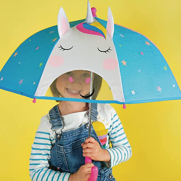 Colour Changing 3D Umbrella - Unicorn