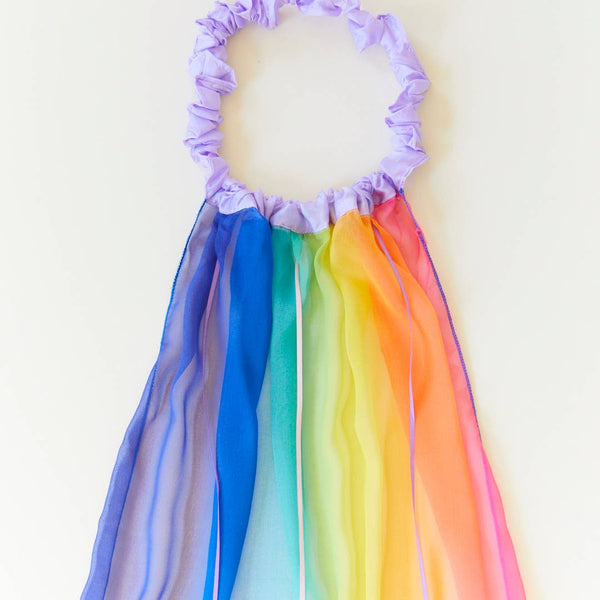 Silk Georgette Rainbow Veil