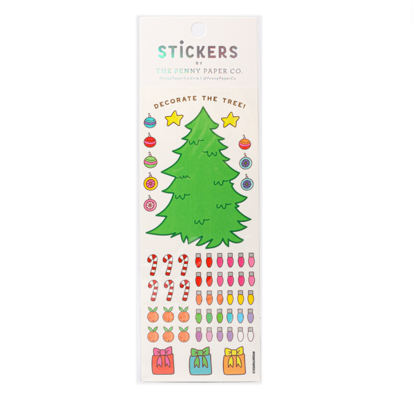 Decorate Your Own Christmas Tree Stickers