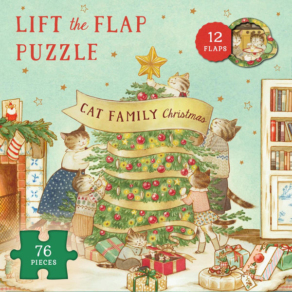 Cat Family Christmas Puzzle