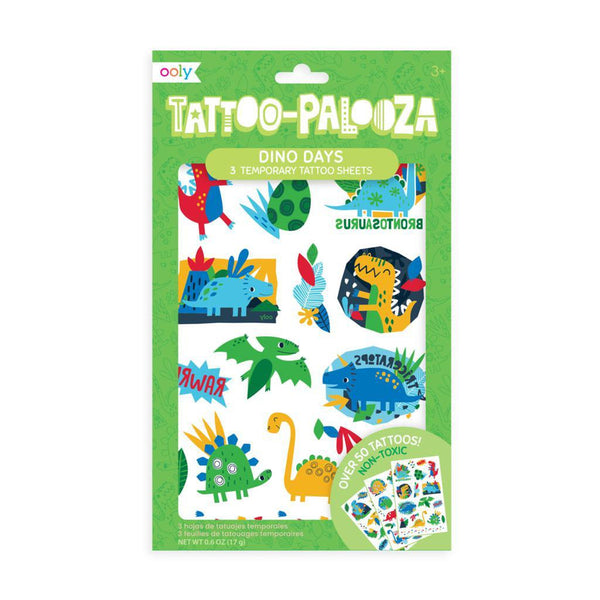 Ooly tattoo palooza dino days tattoos